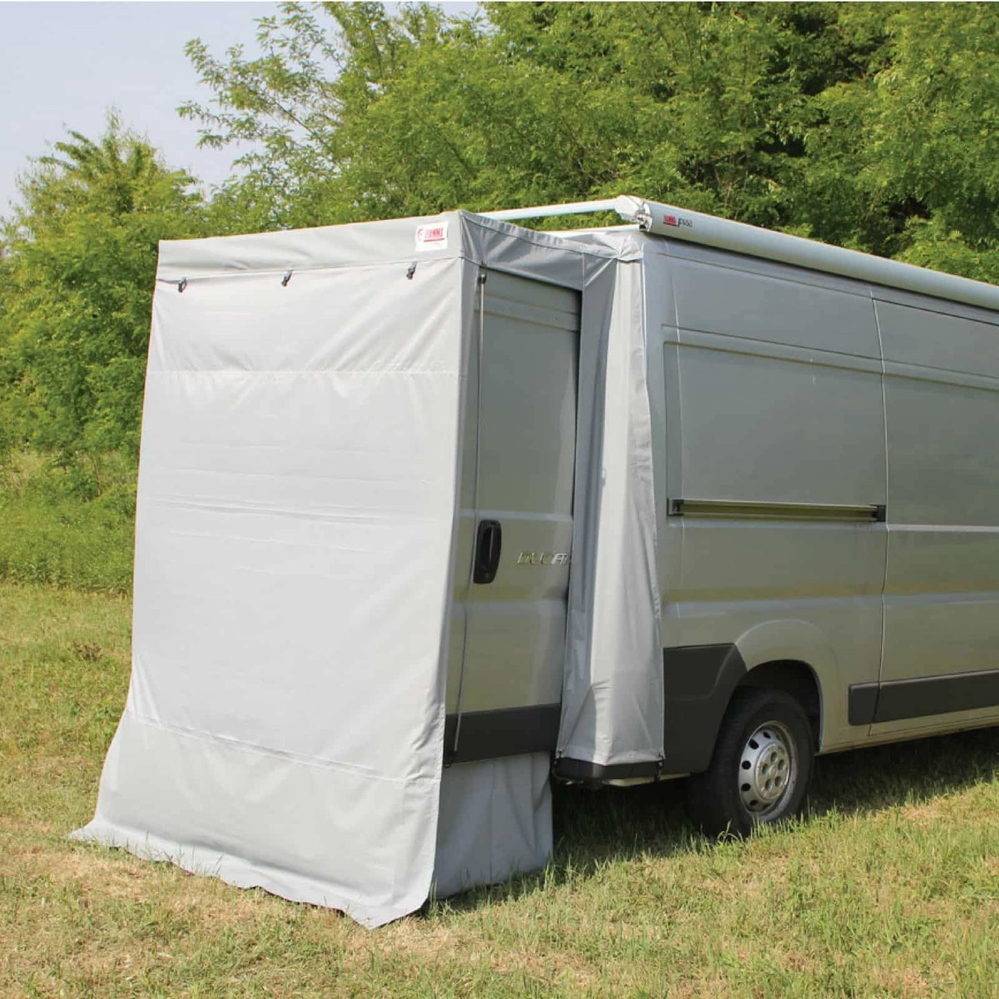 Fiamma Rear Door Cover Ducato  Tailgate tent, Campervan awnings, Build a  camper van